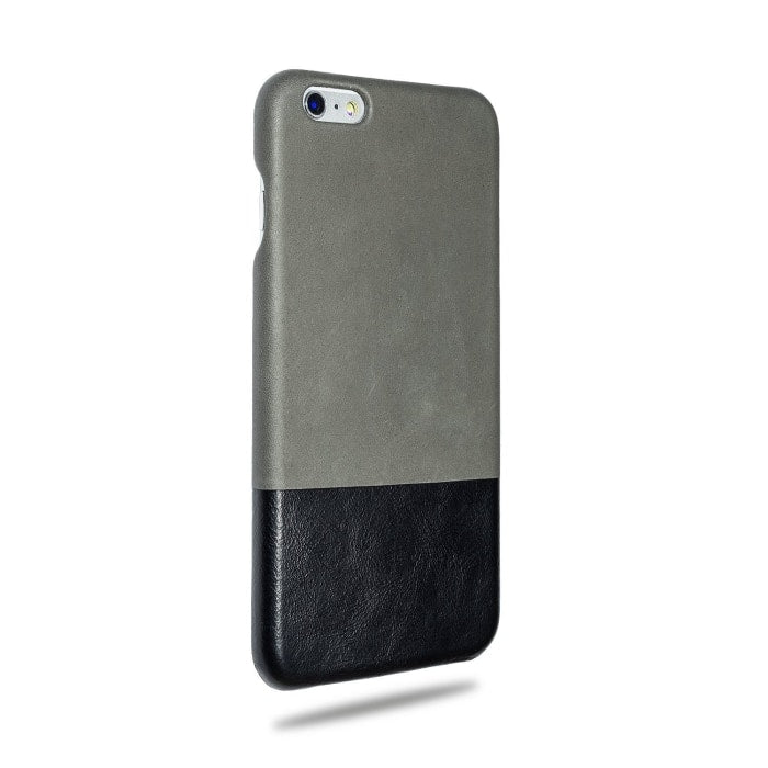 Buy personalized Fossil Gray & Crow Black iPhone 6 Plus / iPhone 6s Plus Leather Case online-Kulör Cases