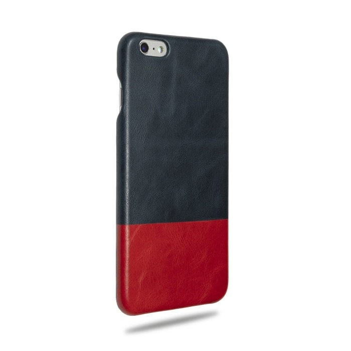 Buy personalized Peacock Blue & Crimson Red iPhone 6 Plus / iPhone 6s Plus Leather Case online-Kulör Cases