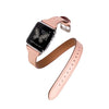 Blush Pink Leather Apple Watch Double Tour Band & Bracelet Strap-Apple Watch Band-Kulör Cases
