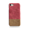 Rosewood Pink & Sage Green iPhone SE 2 (2020) / iPhone 8 / iPhone 7 Leather Case-iPhone 7 Leather Snap-On Case-Kulör Cases