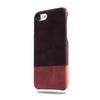 Wine Purple & Rosewood Pink iPhone SE 2 (2020) / iPhone 8 / iPhone 7 Leather Case-iPhone 7 Leather Snap-On Case-Kulör Cases