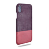 Buy personalized Wine Purple & Rosewood Pink iPhone Xs Max Leather Case online-Kulör Cases