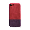 Crimson Red & Wine Purple iPhone SE 2 / iPhone 8 / iPhone 7 Leather Case (Discontinued)-iPhone 8 / iPhone 7 Leather Snap-On Case-Kulör Cases