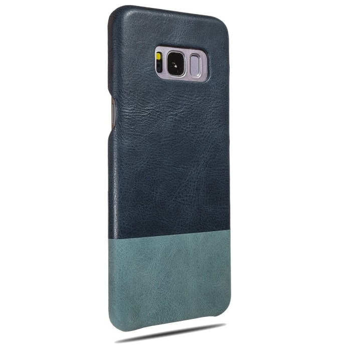 Buy personalized Peacock Blue & Ocean Blue Samsung Galaxy S8+ Plus Leather Case online-Kulör Cases