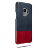 Buy personalized Peacock Blue & Crimson Red Samsung Galaxy S9 Leather Case online-Kulör Cases