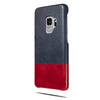 Buy personalized Peacock Blue & Crimson Red Samsung Galaxy S9 Leather Case online-Kulör Cases