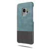 Buy personalized Ocean Blue & Pebble Gray Samsung Galaxy S9 Leather Case online-Kulör Cases