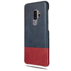 Buy personalized Peacock Blue & Crimson Red Samsung Galaxy S9+ Plus Leather Case online-Kulör Cases
