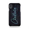 Personalized Signature iPhone Xs / iPhone X Black Leather Case