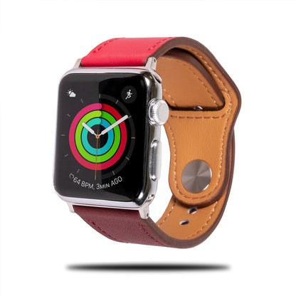 Purple & Pink Sporty Leather Apple Watch Band & Strap-Apple Watch Band-Kulör Cases