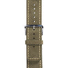 Buy personalized Olive Green Suede Leather Apple Watch Band - 42MM/44MM online-Kulör Cases