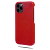 Scarlet Red iPhone 12 Pro Leather Case-Kulör Cases