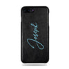 Personalized Signature iPhone 8 Plus / iPhone 7 Plus Black Leather Case