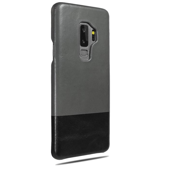 Buy personalized Fossil Gray & Crow Black Samsung Galaxy S9+ Plus Leather Case online-Kulör Cases