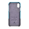 Buy personalized Ocean Blue & Pebble Gray iPhone Xs Max Leather Case online-Kulör Cases