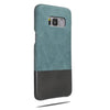 Buy personalized Ocean Blue & Pebble Gray Samsung Galaxy S8 Leather Case online-Kulör Cases