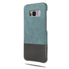 Buy personalized Ocean Blue & Pebble Gray Samsung Galaxy S8 Leather Case online-Kulör Cases