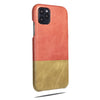Rosewood Pink & Sage Green iPhone 11 Pro Max Leather Case-iPhone 11 Pro Max Leather Snap-On Case-Personalized custom iPhone case-Kulör Cases