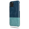 Peacock Blue & Ocean Blue iPhone 11 Pro Max Leather Case-iPhone 11 Pro Max Leather Snap-On Case-Personalized custom iPhone case-Kulör Cases