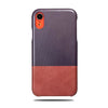 Buy personalized Wine Purple & Rosewood Pink iPhone XR Leather Case online-Kulör Cases
